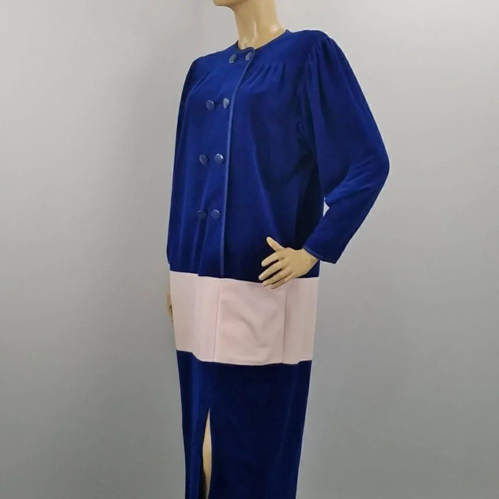 Vintage Oscar De La Renta Lounge Dress USA Made
